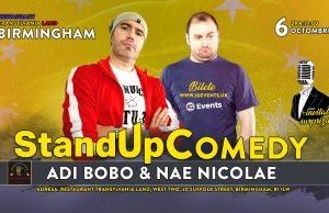 Stand Up Comedy Romanesc Birmingham – Adi Bobo, Nae Nicolae + Invitati Surpriza