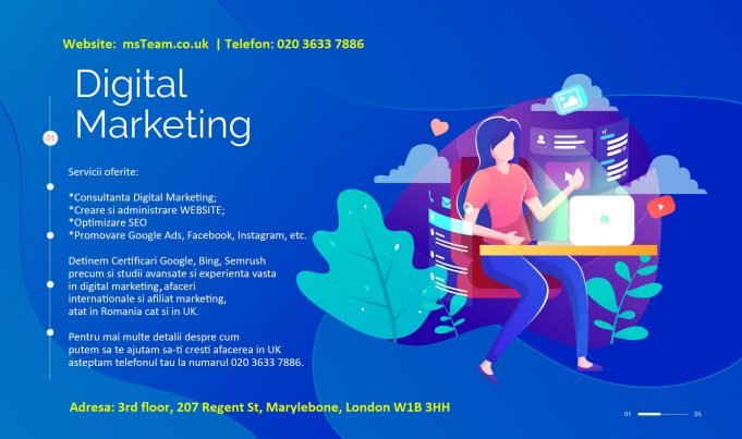 Realizare Website si Promovare in Birmingham | Romana / Engleza